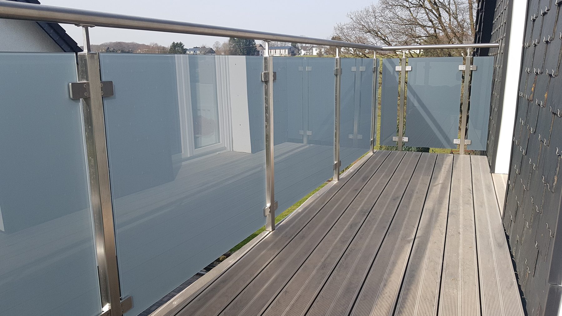 Glasgeländer Balkon – Metallbau Stienen GmbH