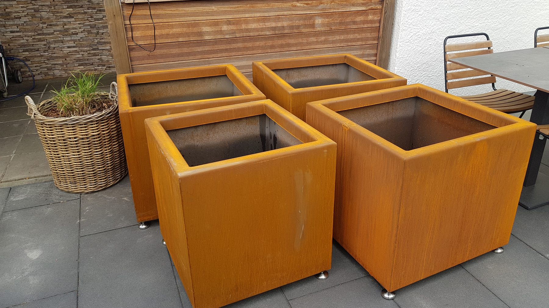 Pflanzkästen Cortenstahl – Metallbau Stienen GmbH